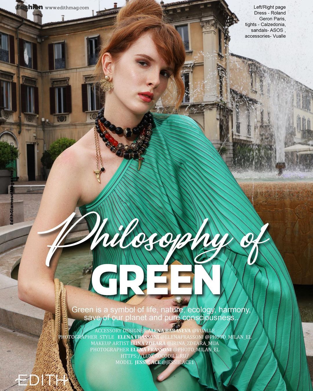 Philosophy of green for EDITH Magazine